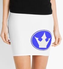 P101 - Center Blue Mini Skirt
