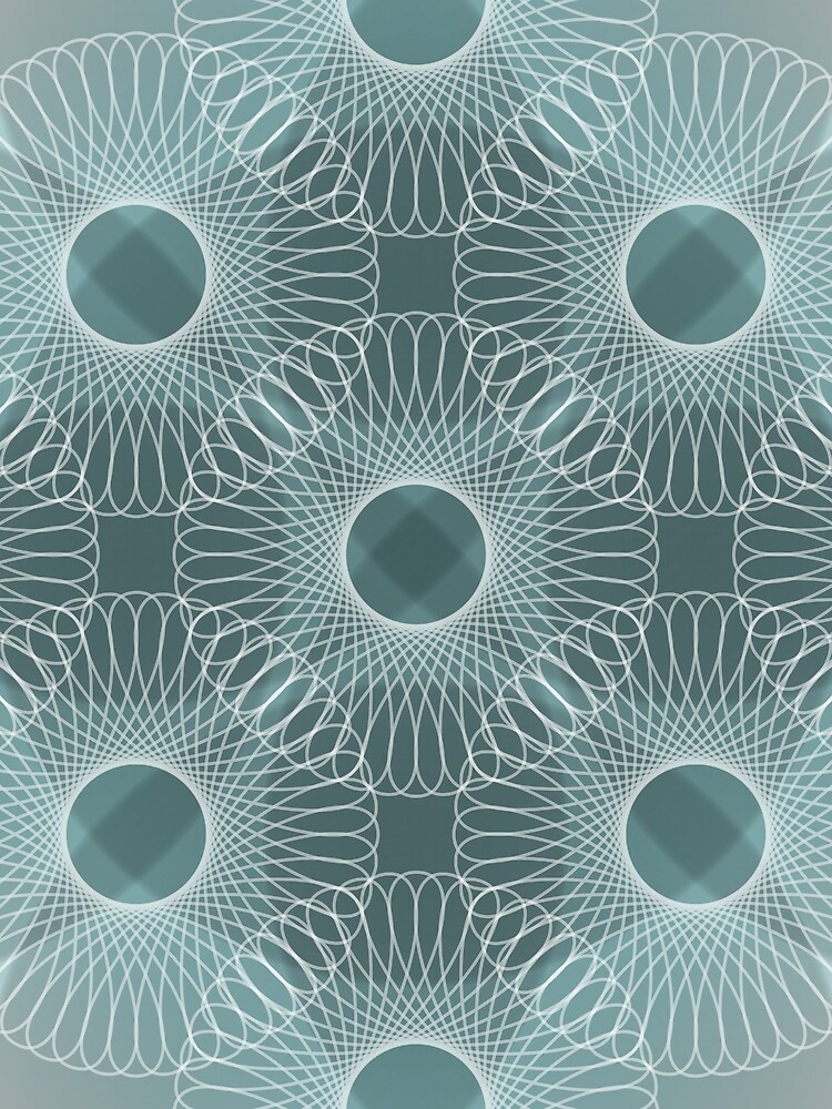 Circled in Shades of Teal by AhUmDesign