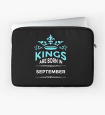 Kings are born in september Laptop Sleeve