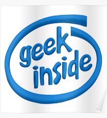 Geek inside Poster