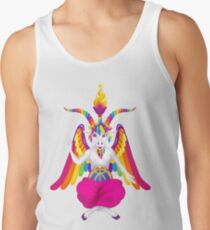 1997 Neon Rainbow Baphomet Tank Top