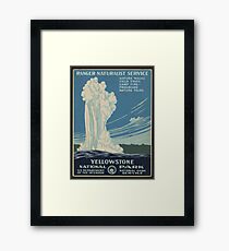 Yellowstone National Park Framed Print