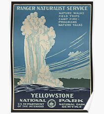 Yellowstone Nationalpark Poster