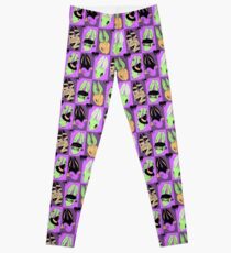 Halloween Bunny Pattern Leggings