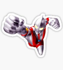 ultraman flying Sticker
