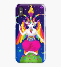 1997 Neon Rainbow Baphomet iPhone Case
