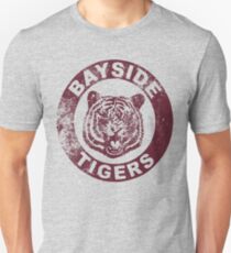 Bayside Tigers (Mascot Emblem - Distressed) Unisex T-Shirt