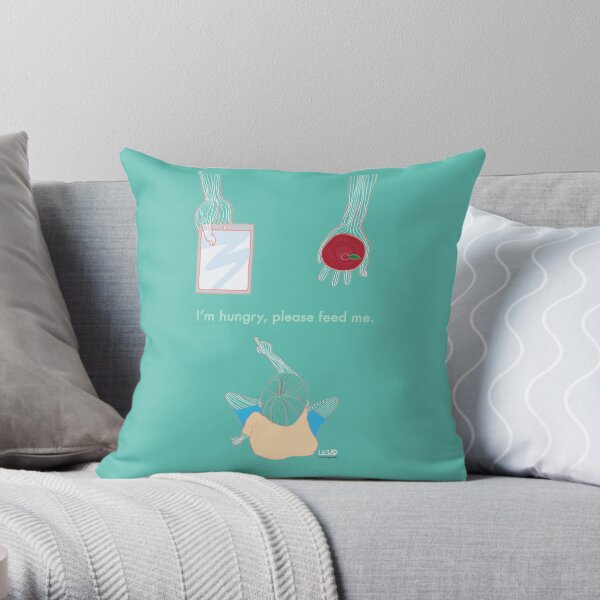 Hungry Throw Pillow