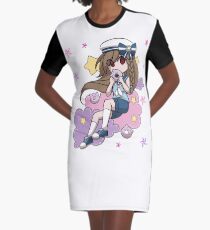 Vestido camiseta Japanese Anime Pink Sweet Girl, niña de marinero de ojos rojos