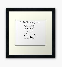 Marshmallow Challenge Framed Print