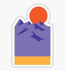 Desert Sunset Sticker