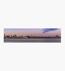 Liverpool Waterfront at sunset Photographic Print