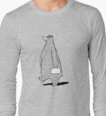 Mr. Bear Goes to Work Long Sleeve T-Shirt