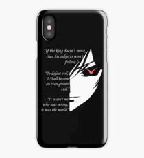 The Testamennt of Lelouch Vi Britannia Part 1 iPhone Case