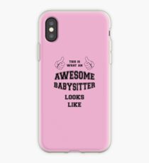 AWESOME BABYSITTER iPhone Case