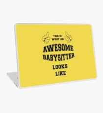 AWESOME BABYSITTER Laptop Skin