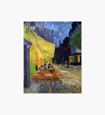 Cafe Terrace at Night Art Board