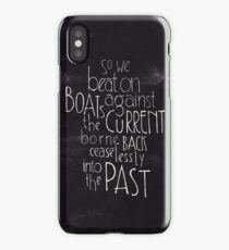 So we beat on - The Great Gatsby iPhone Case