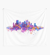 Pittsburgh Skyline Wall Tapestry