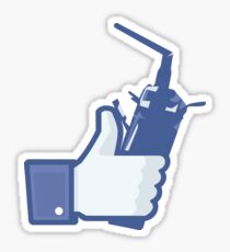 Facebook Like RC Sticker