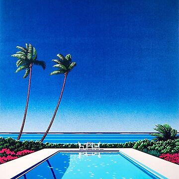 Hiroshi nagai pool | Art Print