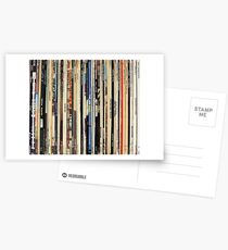 Classic Rock Vinyl Records Postcards