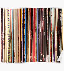 Indie Rock Vinyl Records Poster