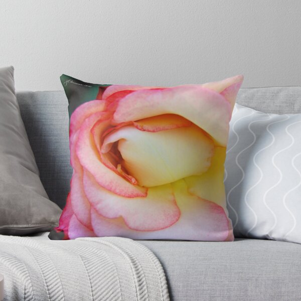 Innocent Blush Throw Pillow