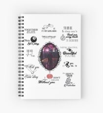 Malec - season 2 quotes Spiral Notebook