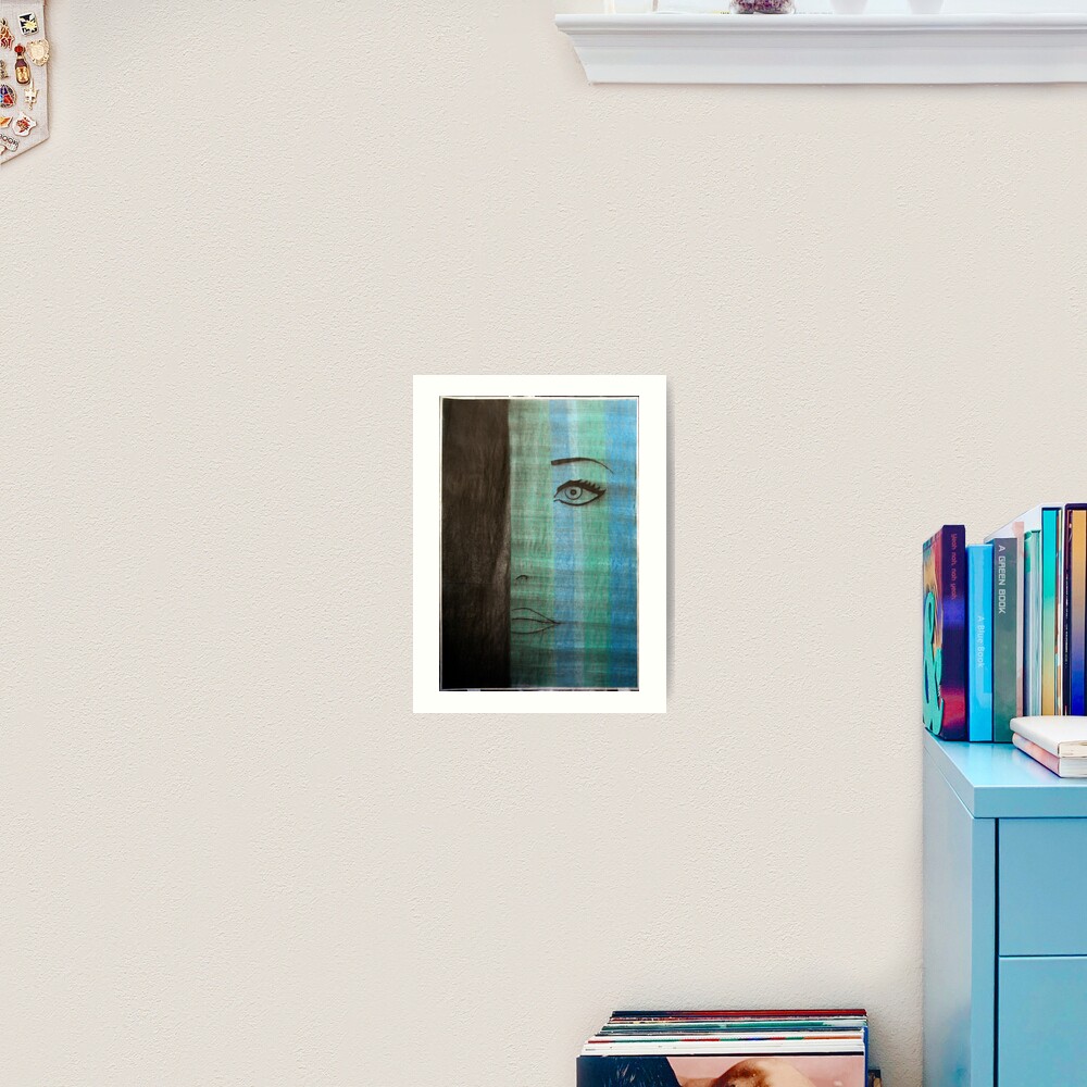 mod azure Art Print