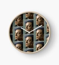 Colorized Buster Keaton Portrait Clock