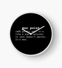 Moo Point Clock