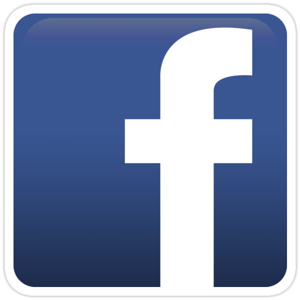 facebook logo icon stickers by alkoal redbubble