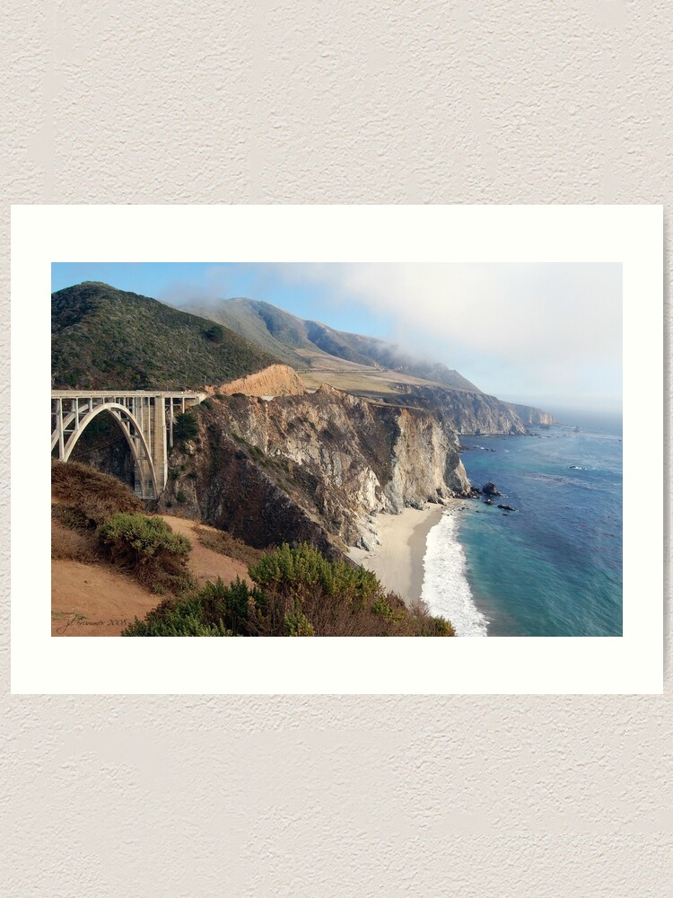 Alternate view of Coastal Fog Lifting Art Print