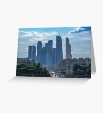Moscow-city Greeting Card