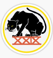 USAFA CS-29 Black Panthers Patch Logo Sticker