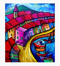 COLOURFUL PORT OF CORRICELLA - ITALY. Photographic Print