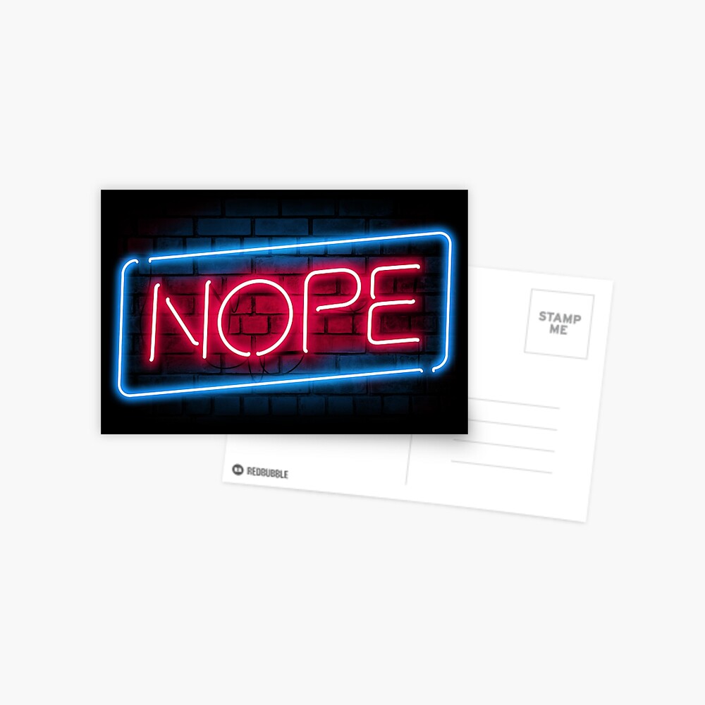 Nope Postcard