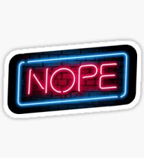 Nope Sticker