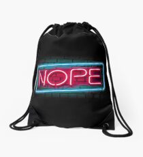 Nope Drawstring Bag