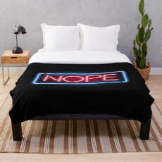 Nope Throw Blanket