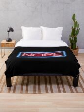 Nope Throw Blanket