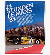 LE MANS: Jahrgang 1984 Auto Racing Prints Poster