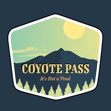 "Coyote Pass" Sticker for Sale by LovetoHatePod | Redbubble