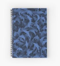 Dolphins camouflage Spiral Notebook