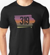 319 Iowa Sunset Gradient Unisex T-Shirt