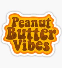 Peanut Butter Vibes Sticker
