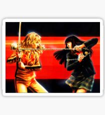 Kill Bill Fhight black mamba Vs Gogo Sticker