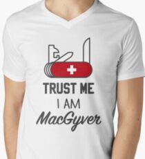MacGyver V-Neck T-Shirt