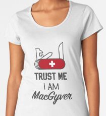 MacGyver Premium Scoop T-Shirt